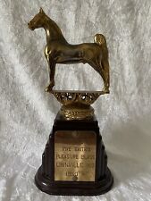 Vintage Gladys Brown Edwards Dodge 1950 ASB Saddlebred Horse Trophy Statue picture