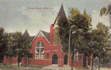 Albia Iowa Christian Church Street View Antique Postcard K85432 picture