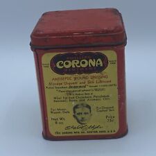 Antique  Phillips Corona Ointment Antiseptic Dressing Lubricant Tin picture