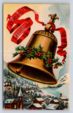 Vintage Postcard Christmas Greetings Early 1900s  picture