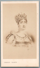 CDV JOSEPHINE DE BEAUHARNAIS WIFE NAPOLON 1st EMPRESS PHOTO JACOTIN 1870' picture