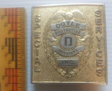 Vintage Obsolete Doyle Protective Special  Services Inc.  Security Badge  picture