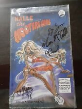 1988  HALLE The HOOTERS GIRL 1st and only issue SEALED AND SIGNED Janine Vollmer picture