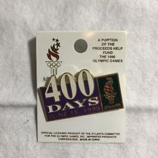 400 days 1995 Atlanta Olympics Centennial enamel pin picture