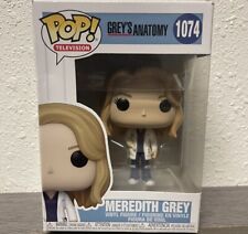 Funko Pop Television Grey's Anatomy Meredith Grey #1074 *Box Flaws* See Photos picture