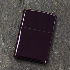 Zippo Oil LIhgter Abyss Purple Titanium Coating Regular Case From Japan picture