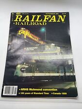 Railfan & Railroad Magazine Nov 1983 NRHS Richmond Convention, Standard Time, ++ picture
