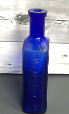 Antique Field's Lotion Medicine Bottle Cobalt Blue 4 3/4