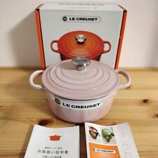 Le Creuset Cocotte Two handed pot Shell pink 18cm Unused picture
