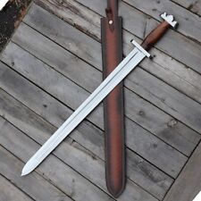 Handmade Stainless Steel Viking Warrior Sword Norse Full Tang Sword picture