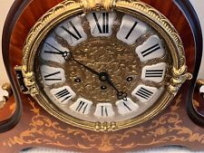 Large Italian Royal Mantel Clock - Windsor Cherry, Triple Chime Movement picture
