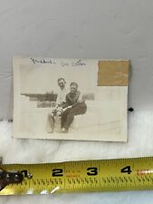 Vintage Photo Snapshot Of Young Affectionate Couple , Arm Around Shoulder  picture