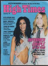 HIGH TIMES Cher Keith Richards interview Shri Johnny Baba Tina Turner 1 1978 picture