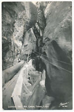 Looking into Box Canyon, Ouray, Colorado RPPC picture