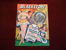 BLACKSTONE - WORLD'S MASTER MAGICIAN 1940's SOUVENIR PROGRAM & TRICKS YOU CAN DO picture