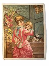 VICTORIAN TRADE CARD Jas Senior Little Falls NY 1885 Bufford’s Sons Boston B74 picture