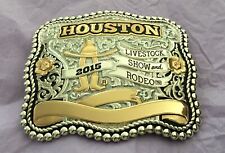 VTG Mint NOS Gist Murphy 2015 Houston Livestock Show & Rodeo Trophy Belt Buckle picture