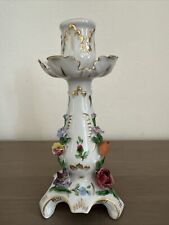 Excellent antique German Dresdner porcelain figural  candelabra Master work picture