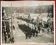 Photograph of U.S. Infantry Skagway Alaska 1899 print made 1940s picture