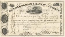 Georgia Railroad and Banking Co. - Stock Certificate - Railroad Stocks picture