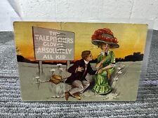 Vintage Antique Postcard C. 1900s 1908 Victorian Humorous No Postmark picture