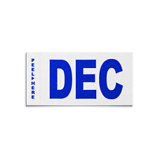 DECEMBER - California License Plate YOM Month Sticker - CA DMV Registration Tag picture