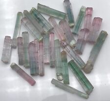 Amazing Terminated Bi-Color Tourmaline Facet Quality Crystals from @afg picture
