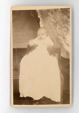 ca. 1870 s CDV GREAT NOT SO HIDDEN MOTHER PORTRAIT of A BABY BEING HELD x2 Photo picture