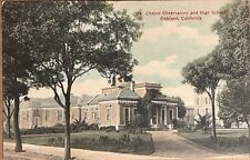 Oakland California Chabot High School Observatory Vintage Postcard c1910 picture