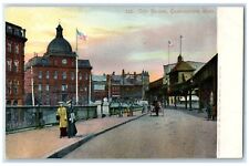 c1905 City Square Exterior Building Charlestown Massachusetts Vintage Postcard picture
