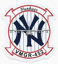 USMC Marine Aerial Refueler Transport Sq 452 (VMGR-452) NY Yankees Large Sticker picture