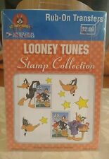 USPS * LOONEY TUNES* Daffy Duck Stamp Collection Rub-On Transfers New 1999 picture