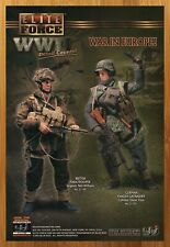 2002 Elite Force WWII Action Figures Print Ad/Poster Paratrooper Panzer Toy Art picture