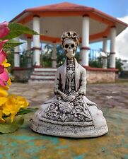 Santa Muerte Statue Catrina Mexican Art Dia de los Muertos Skeleton Figurine 4