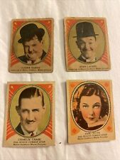 SHELBY GUM CO HOLLYWOOD PICTURE STAR GUM CARD LOT - Stan Laurel, Oliver Hardy. picture