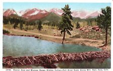 Vintage Postcard Beaver Dam Range Hidden Valley Rocky Mountain National Park CO picture