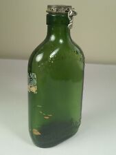James  Buchanan & Co Ltd Glascow Scotland Green Whiskey Bottle Vintage W Lid picture