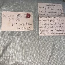 Antique 1927 Letter from Reading PA Pennsylvania to New York City NY picture