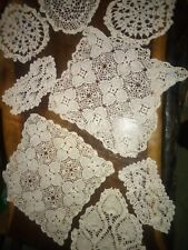 Exquisite Lace crochet tablecloths and doilies Antique rare picture