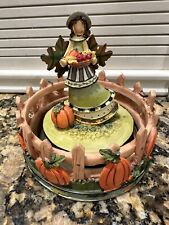 Harvest Angel Candle Topper And Base Set picture