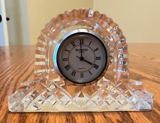 Waterford Crystal Small Mantle Style Clock from Ireland in Original Box picture