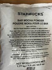 New Starbucks 3.9lb Bar Mocha Powder 1.77 kg Sealed Coffee/Hot Choc picture