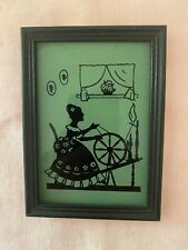 Vintage Silhouette Framed Picture (4*5) picture