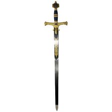 King Solomon the Hebrews Israel Jewish Medieval Templar Crusader Gold Sword 47