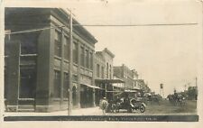 Postcard RPPC Photo Oklahoma Ponca City 1910 Street Scene autos 22-13539 picture