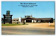 1960 The Ranch Restaurant Roadside Montgomery Alabama AL Posted Signage Postcard picture