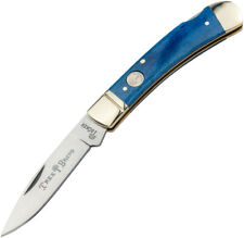 Boker Traditional Series 2.0 Tree Brand Lockback Blue Bone Pocket Knife 110816 picture