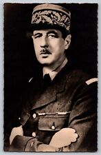 General Charles de Gaulle photo Postcard WW2 Icon of France’s Fifth Republic picture