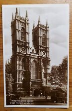 London England Westminster Abbey And Buckingham Palace Excel Series VNG BW RPPC picture