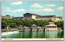 Museum Art Philadelphia Pennsylvania Fairmount Water Works Schuylkill Postcard picture